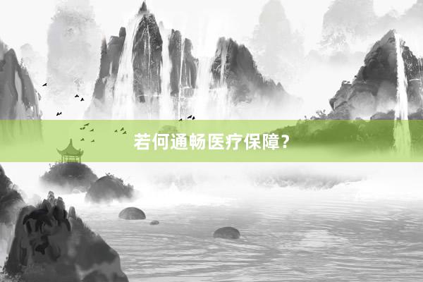 若何通畅医疗保障？